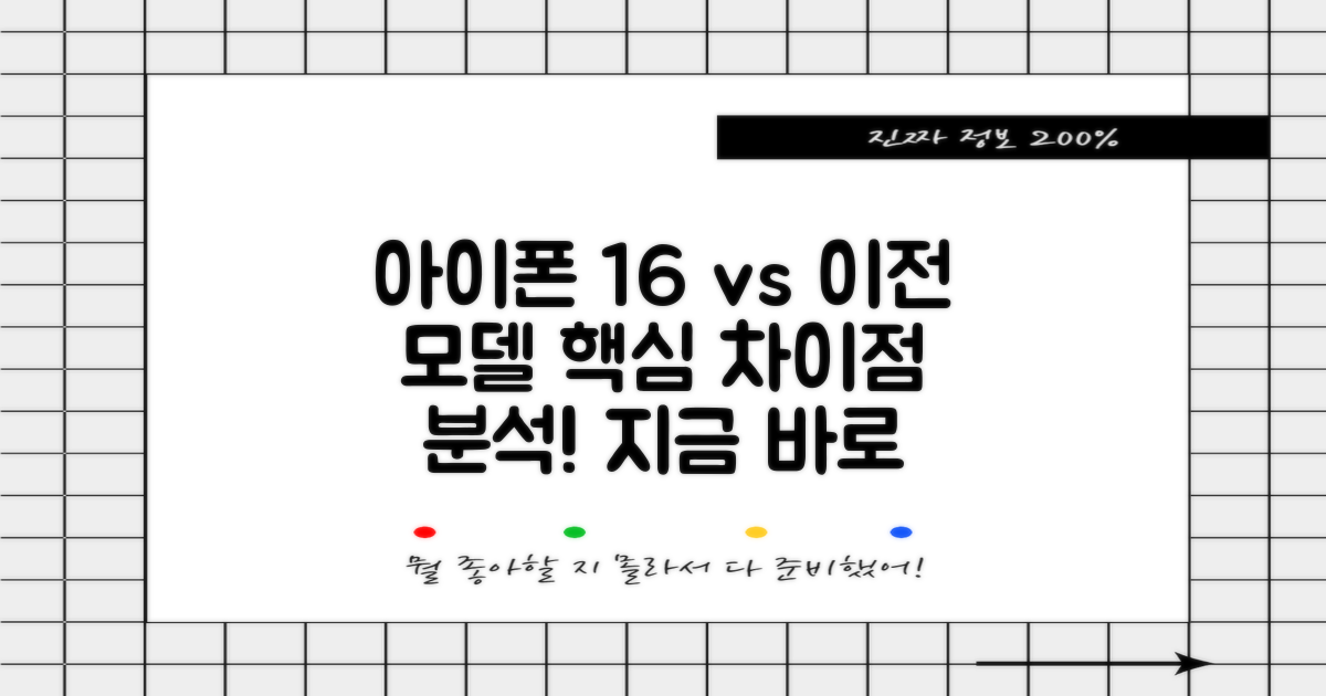 아이폰 16, 이전 모델과 차이점은?