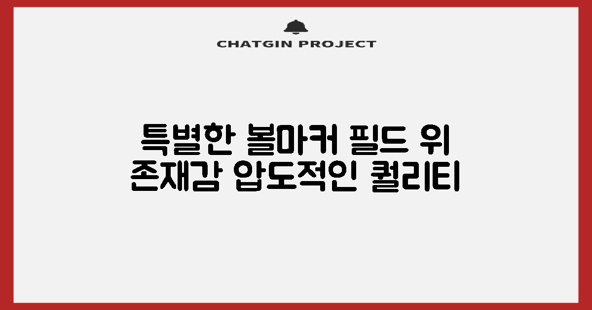 이 볼마커, 필드 위 특별함?
