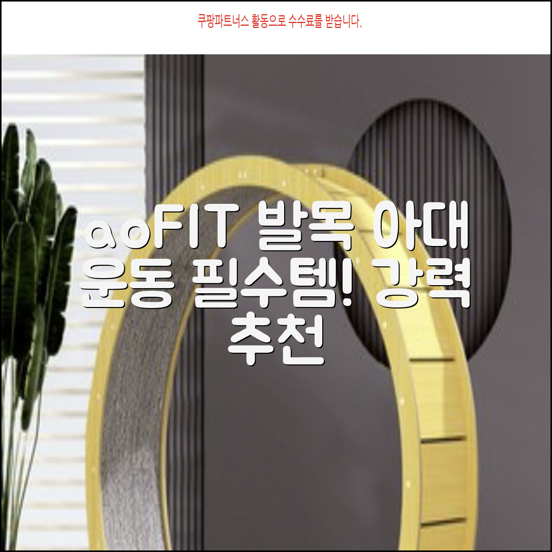 aoFIT발목 보호대 인체공학 운동 전용 발목 보호용 아대, 2개, 블랙 추천 리뷰