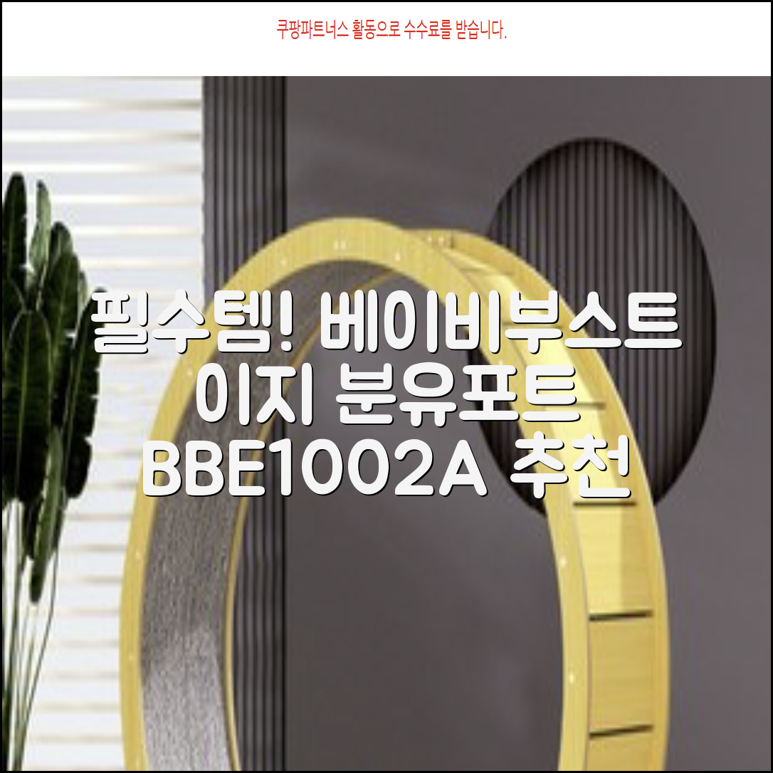 베이비부스트 이지 분유포트, BBE1002A 추천 리뷰
