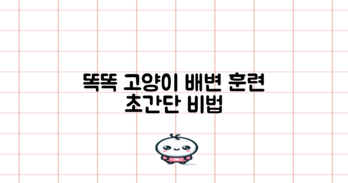 똑똑한 고양이 배변 훈련