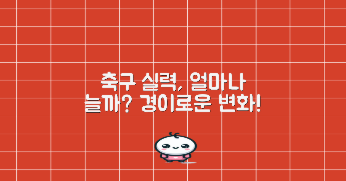 축구 실력, 어떻게 달라질까?
